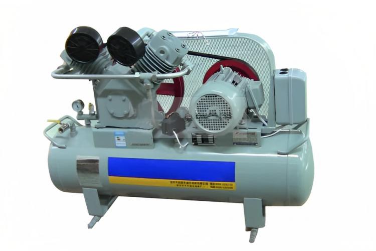 Two-cylinder industrial oil-free air compressor