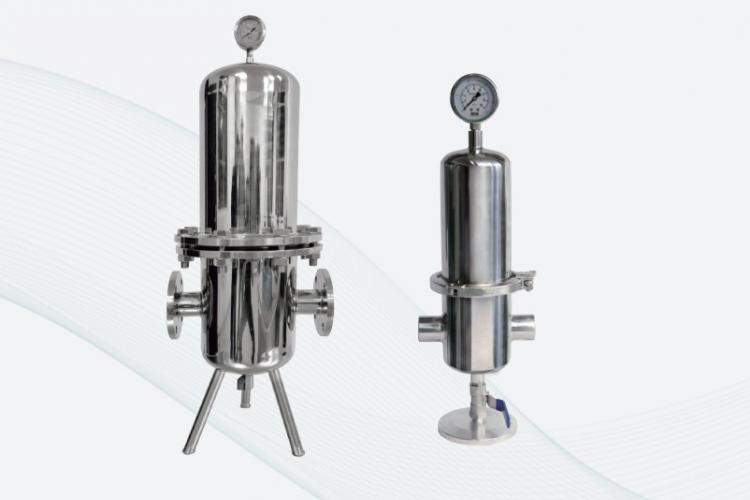 Sterilizing filter series